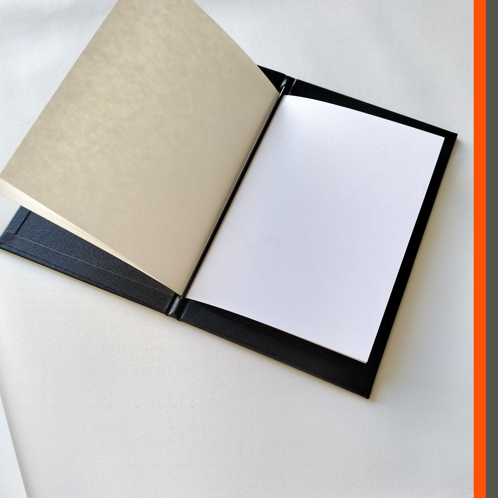 Rod Binding A5 Black Buckram MBAO