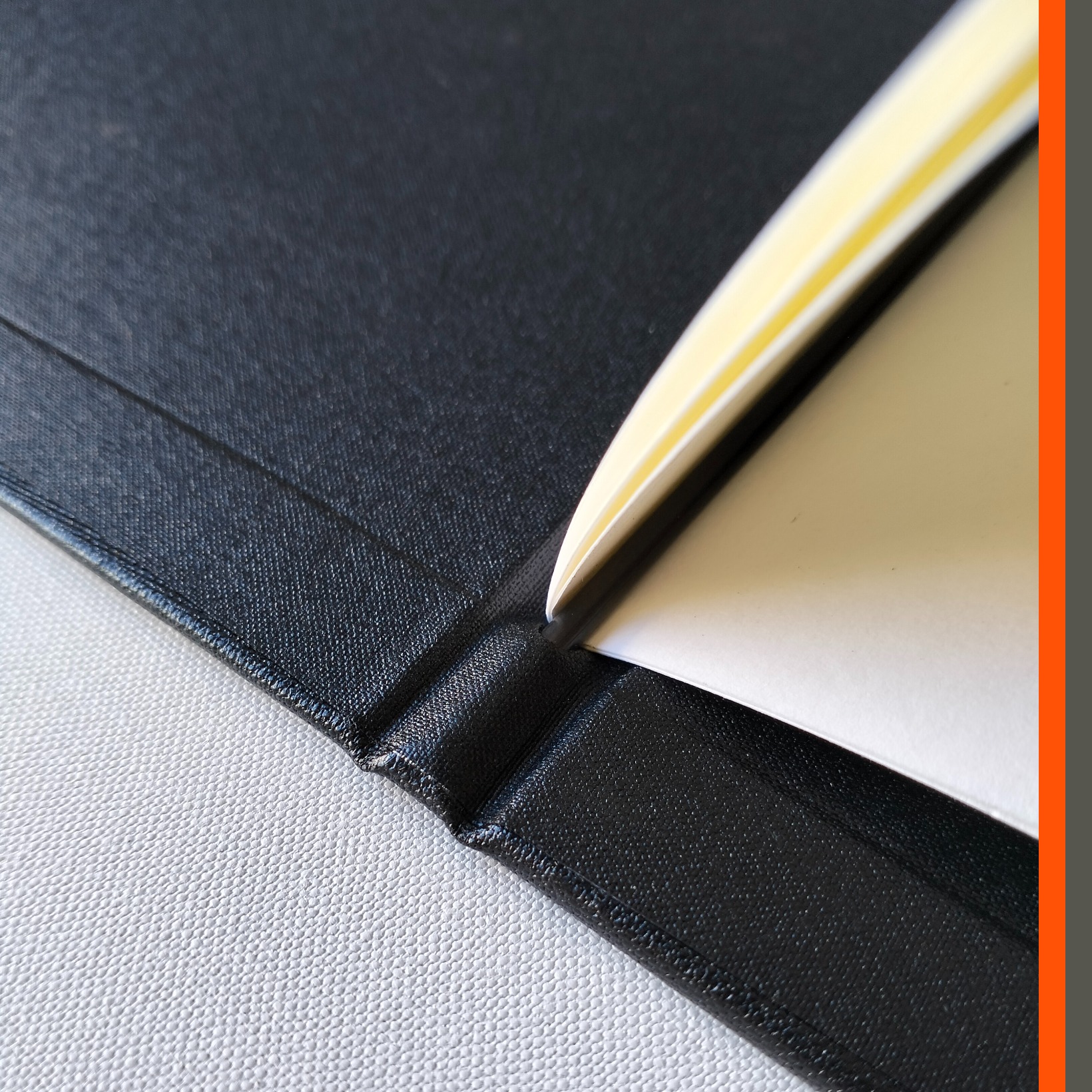 Rod Binding A5 Black Buckram MBAO - Image 4