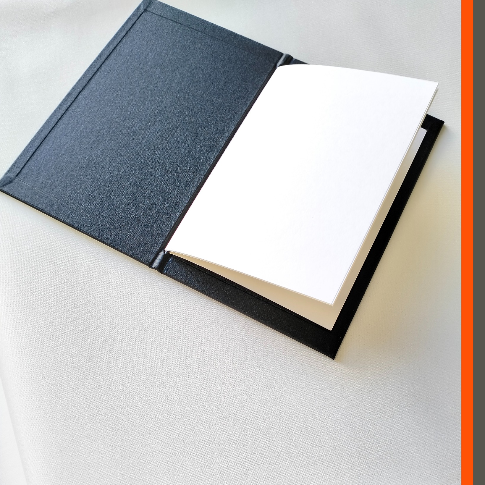 Rod Binding A5 Matt Black Buckram MBAP - Image 3