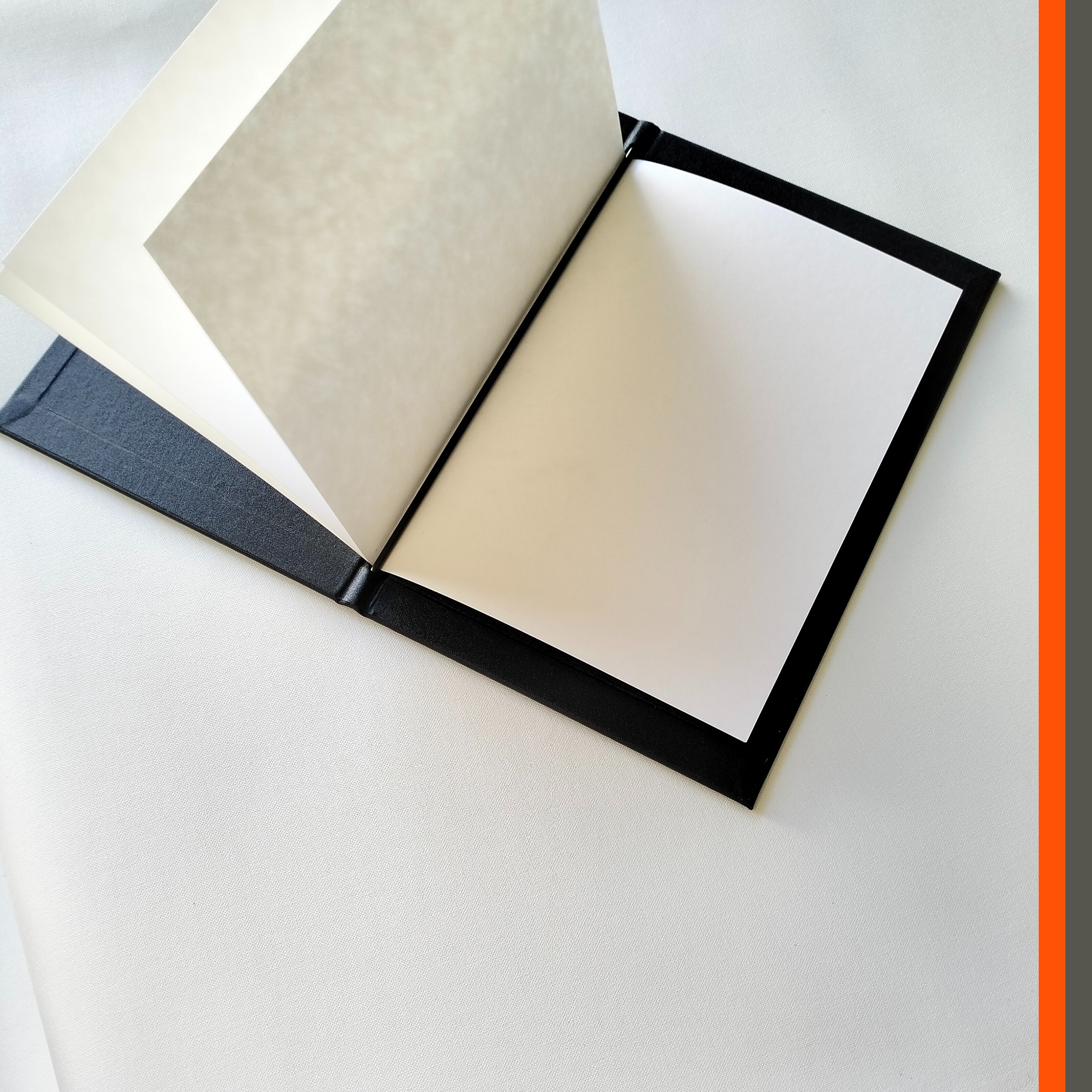 Rod Binding A5 Matt Black Buckram MBAP