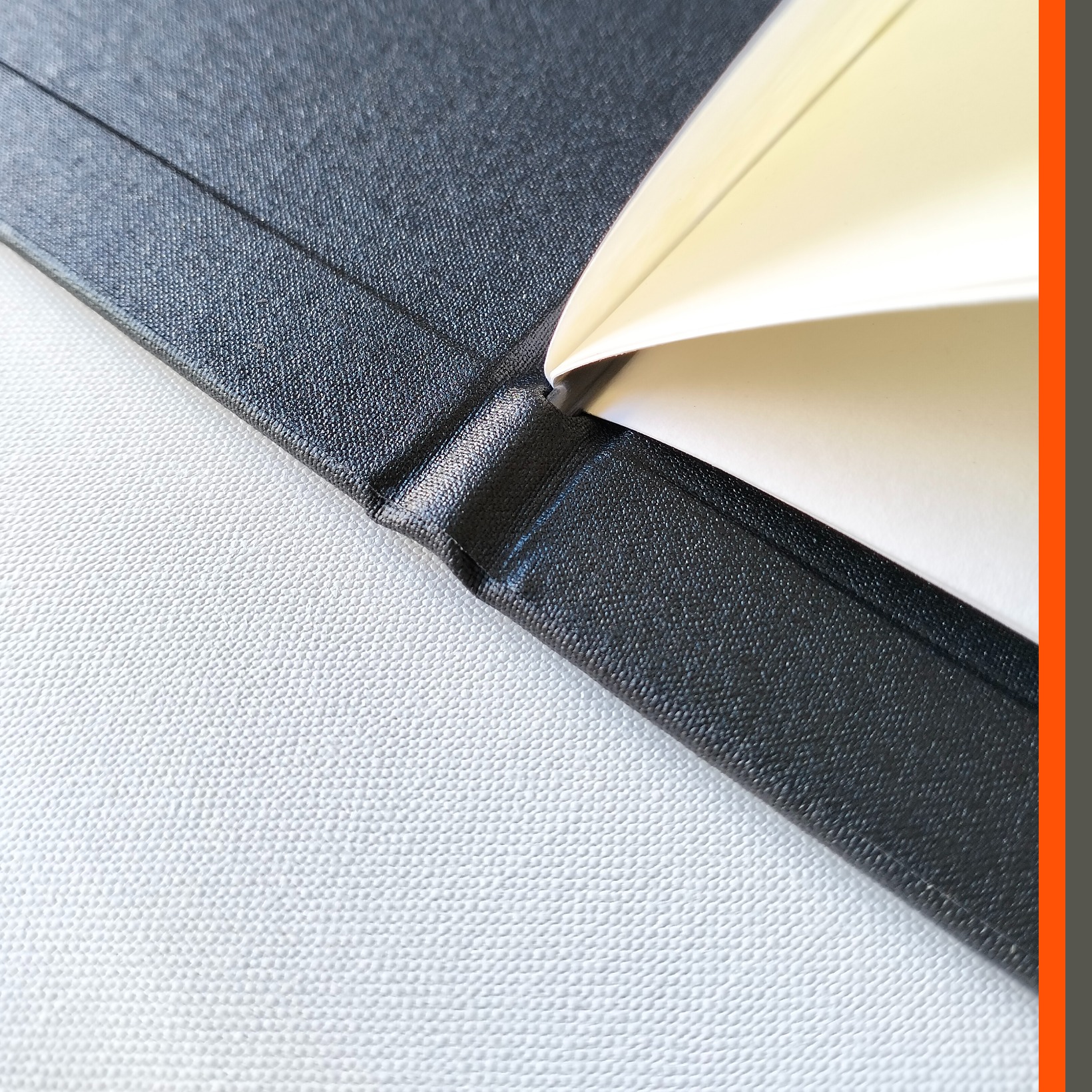 Rod Binding A5 Matt Black Buckram MBAP - Image 4