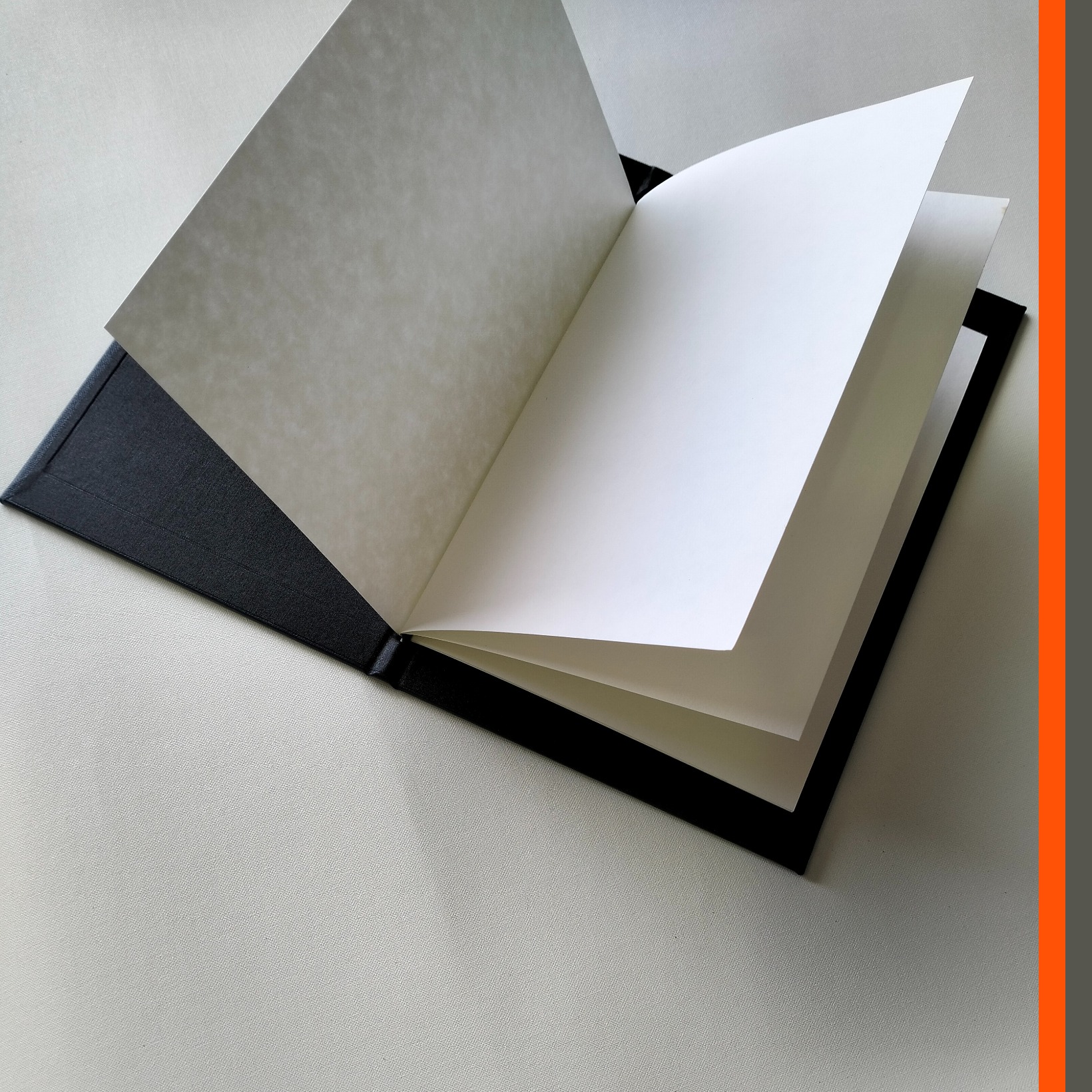 Rod Binding A5 Navy Blue Buckram MBAX - Image 2